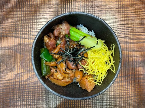 焼きとり缶を使って！即席焼き鳥丼！！